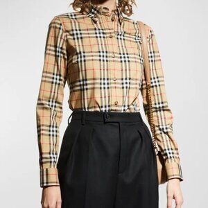 Burberry Lapwing Vintage Check Cotton Shirt